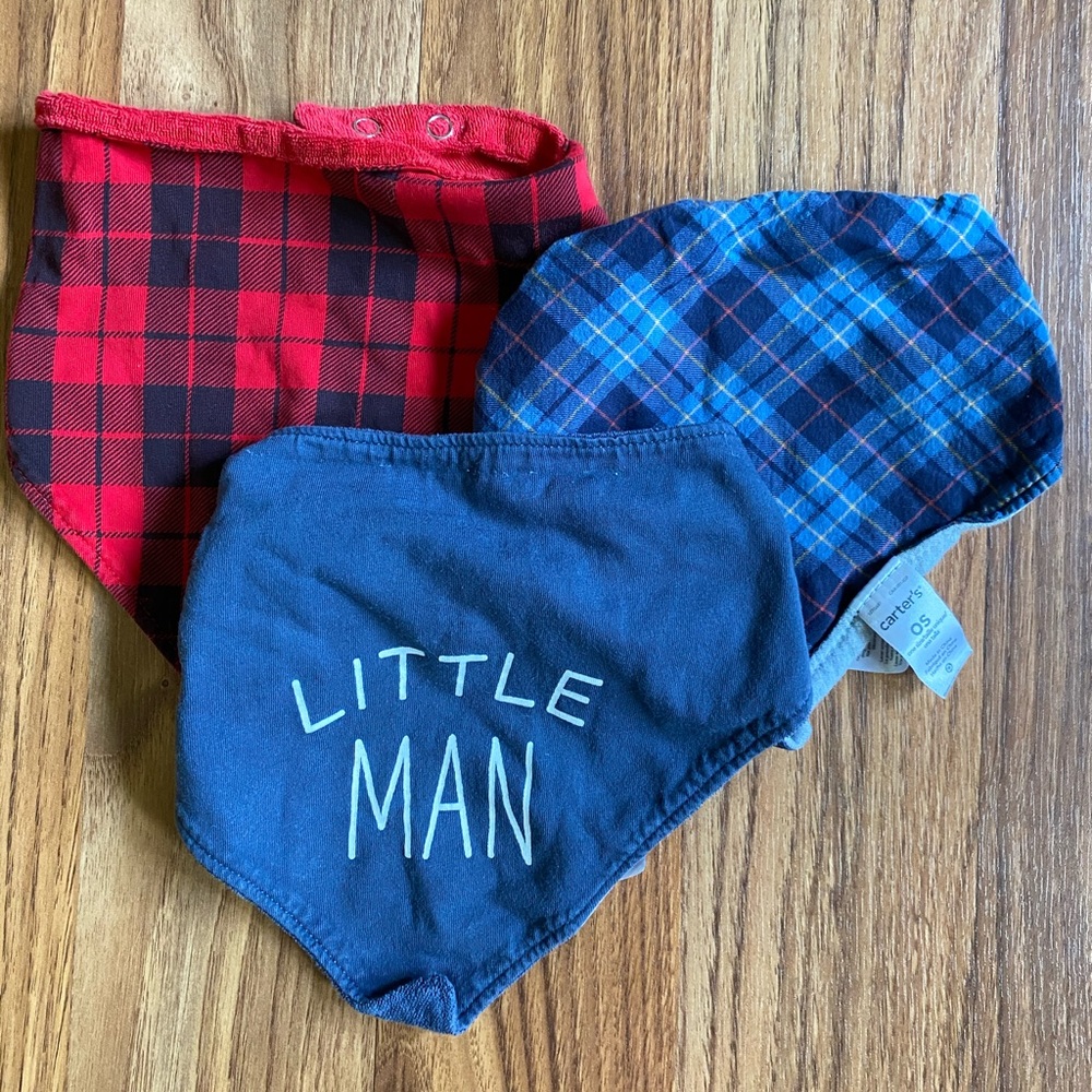 3 pairs of bibs